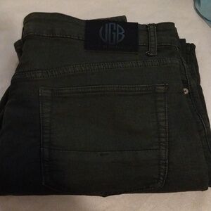 Vintage Genes Black, jeans green 36×32